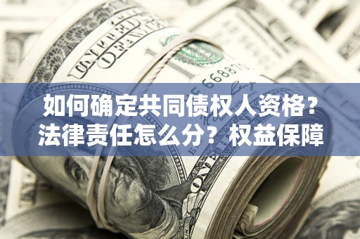 武汉如何确定共同债权人资格？法律责任怎么分？权益保障技巧揭秘！