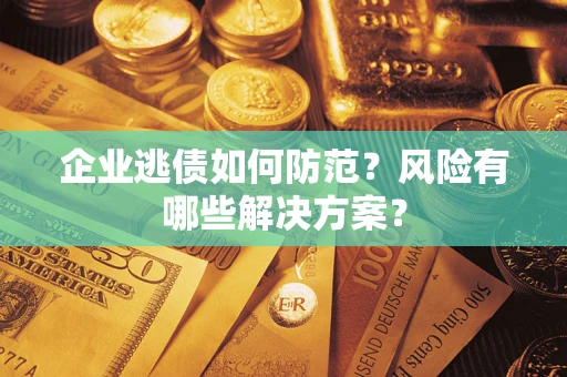 武汉企业逃债如何防范？风险有哪些解决方案？