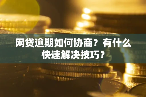 武汉网贷逾期如何协商？有什么快速解决技巧？