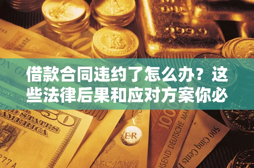 武汉借款合同违约了怎么办？这些法律后果和应对方案你必须知道