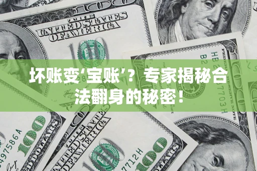 武汉坏账变‘宝账’？专家揭秘合法翻身的秘密！