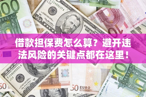 武汉借款担保费怎么算？避开违法风险的关键点都在这里！