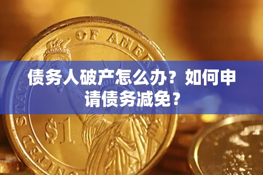 武汉债务人破产怎么办？如何申请债务减免？