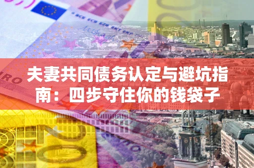 武汉夫妻共同债务认定与避坑指南：四步守住你的钱袋子