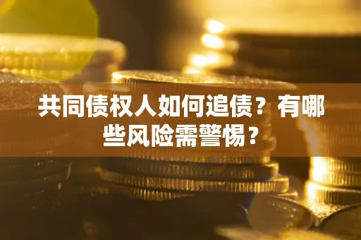 武汉共同债权人如何追债？有哪些风险需警惕？
