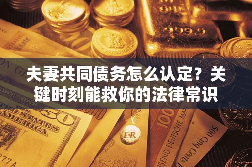 武汉夫妻共同债务怎么认定？关键时刻能救你的法律常识