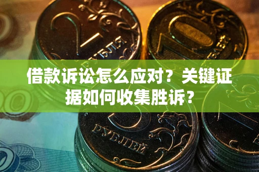 武汉借款诉讼怎么应对？关键证据如何收集胜诉？