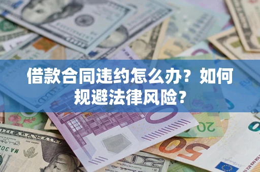 武汉借款合同违约怎么办？如何规避法律风险？