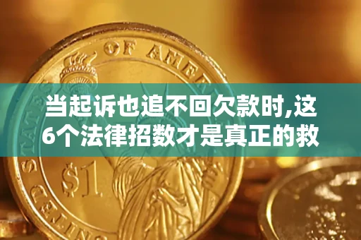 武汉当起诉也追不回欠款时,这6个法律招数才是真正的救命稻草